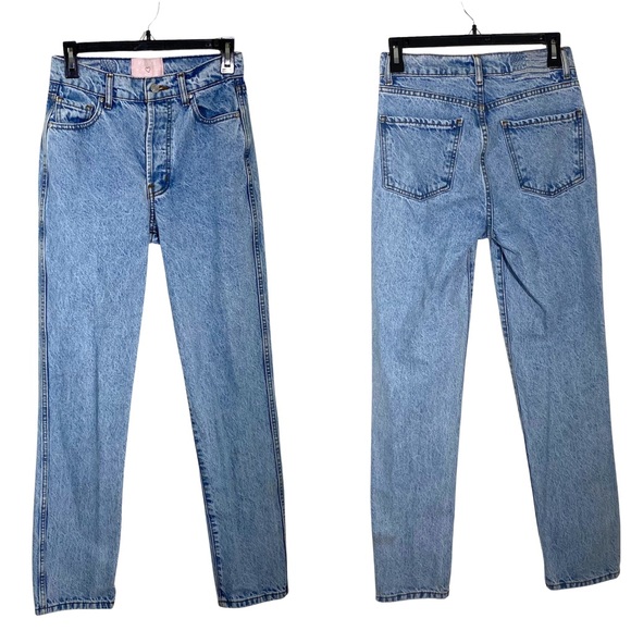 REVICE High Rise Light Wash Jeans - Picture 1 of 7